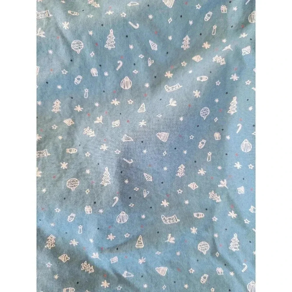 Matilda Jane toddler Christmas pattern button up shirt size 4 #2 - Picture 2 of 4